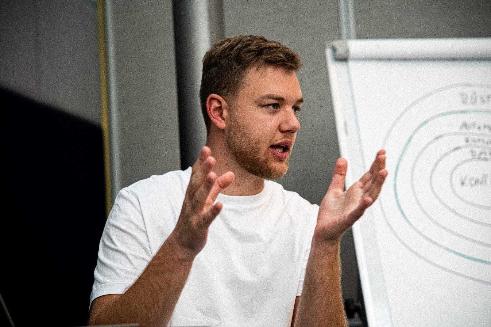 Jakub Landa na offline workshopu